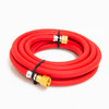 G-Tech acetylene fitted hose 10mm 3/8 with 3/8 check valves for oxy-fuel welding and cutting equipment