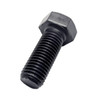 High Tensile Set Grade 10.9 DIN 933 self-colour M10 x 60mm, close-up angled view showing the black finish, hexagon head and full-length thread