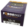 ForgeFast 4.0x25 Pozi Drive Elite Woodscrew Yellow Box 200