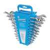 Silverline Combination Spanner Set 22pce - 6 - 22mm & 1/4 - 7/8"