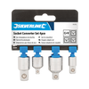 Silverline Socket Converter Set 4pce - 4pce from Oneweld Supplies.