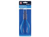 BlueSpot Tools 150mm internal bent 90 degree circlip pliers displayed in retail packaging
