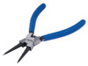 BlueSpot Tools 150mm internal straight circlip pliers with blue handles