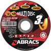 Abracs 115x2.5x22mm Multi-Purpose 3in1 Cut/Grind Disc