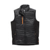 Scruffs Trade Bodywarmer Black front view showing full zip, chest pocket, and side panels