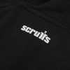 Scruffs Women's Tamworth Logo Hoodie close-up showing reflective Scruffs branding