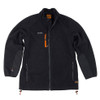 Scruffs Abratect Fleece black front product view with high collar, full zip and zipped pockets