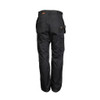 Scruffs Trade Flex Trousers black rear view showing workwear pocket layout