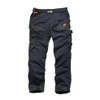 Scruffs Pro Flex Plus Holster Trousers black rear product view with cargo pockets
