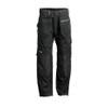 Scruffs Ripstop Trade Trousers black front view with cargo and tool pockets