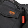 Scruffs Tech Holster Trousers close-up of branded cargo pocket and orange label