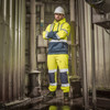 Scruffs High Visibility Jogger worn by tradesperson in hi vis workwear