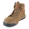 Scruffs Switchback 3 Safety Boot Stone Ã¢â‚¬â€œ single boot in three-quarter front view
