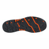Scruffs Switchback 3 Safety Boots Ã¢â‚¬â€œ full view of black and orange patterned tread outsole