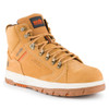 Scruffs Nevis Safety Boots ÃƒÂ¢Ã¢â€šÂ¬Ã¢â‚¬Å“ single tan boot in angled front view
