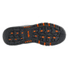 Scruffs Scarfell Safety Boots Ã¢â‚¬â€œ close-up of black and orange tread outsole