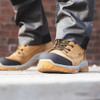 Scruffs Solleret Safety Boots ÃƒÂ¢Ã¢â€šÂ¬Ã¢â‚¬Å“ tan safety boots worn in close front view