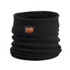Scruffs black Fleece Neck Warmer with soft gathered fleece construction and branded front tab