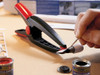 Bessey Clippix XC Spring Clamp – spring clamp holding a small workpiece during detailed bench work