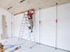 Bessey Telescopic Drywall Support – multiple telescopic supports holding ceiling panels during installation