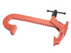Orange Carver T290-225 medium-duty 225mm rack clamp with robust sliding jaw and screw clamping handle