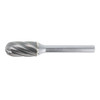 HMT Ali CutTCT Burr 6mm – silver carbide rotary burr with cylindrical cutting head on straight shank