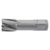 HMT CarbideMax 40 TCT Magnet Broach Cutter – silver annular cutter with fluted cutting edges on white background