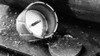 HMT CarbideMax 55XL TCT Magnet Broach Cutter – close-up of a drilled steel hole and extracted metal slug