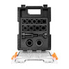 HMT Versadrive Impactadie XL Sets – open carrying case with threading adaptor components