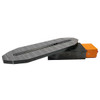 HMT OverReach 50 Magnet Base Clamp with Slide Plate – black low-profile overreach attachment with orange tip
