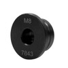 Angled photograph of ImpactaDie guide marked M8 in Imperial folder