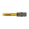 HMT BSW ImpactaTap with gold cutting flutes and hex shank