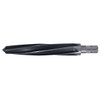 Single black tapered imperial impact reamer with hex shank