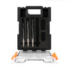 Open case displaying heavy-duty imperial impact reamers