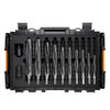 Open 10-piece metric impact reamer set in fitted black case