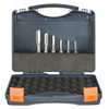 Open carrying case with oversized galvanised fitting taps in lid