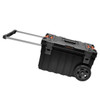 HMT VersaDrive STAKIT Wheeled SiteCart – black wheeled site tool case with extended pull handle