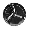 HMT VersaDrive TCT ImpactaBurr Chamfer Tool – front view of three-blade burr chamfering cutter