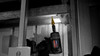 VersaDrive cone cutter drilling into overhead steel structure