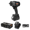 VersaDrive V18-900 impact wrench with battery and accessories displayed separately