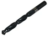 Dormer A100 16mm HSS jobber drill bit with black oxide finish and parallel shank on a white background