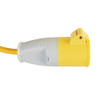 Defender Extension Lead Yellow 2.5mm2 32A 14m