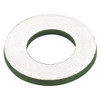 1/4" Plain flat washer Light Table 3 BS3410 self colour