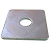M10 x 40 flat square fixing washer bright zinc plated