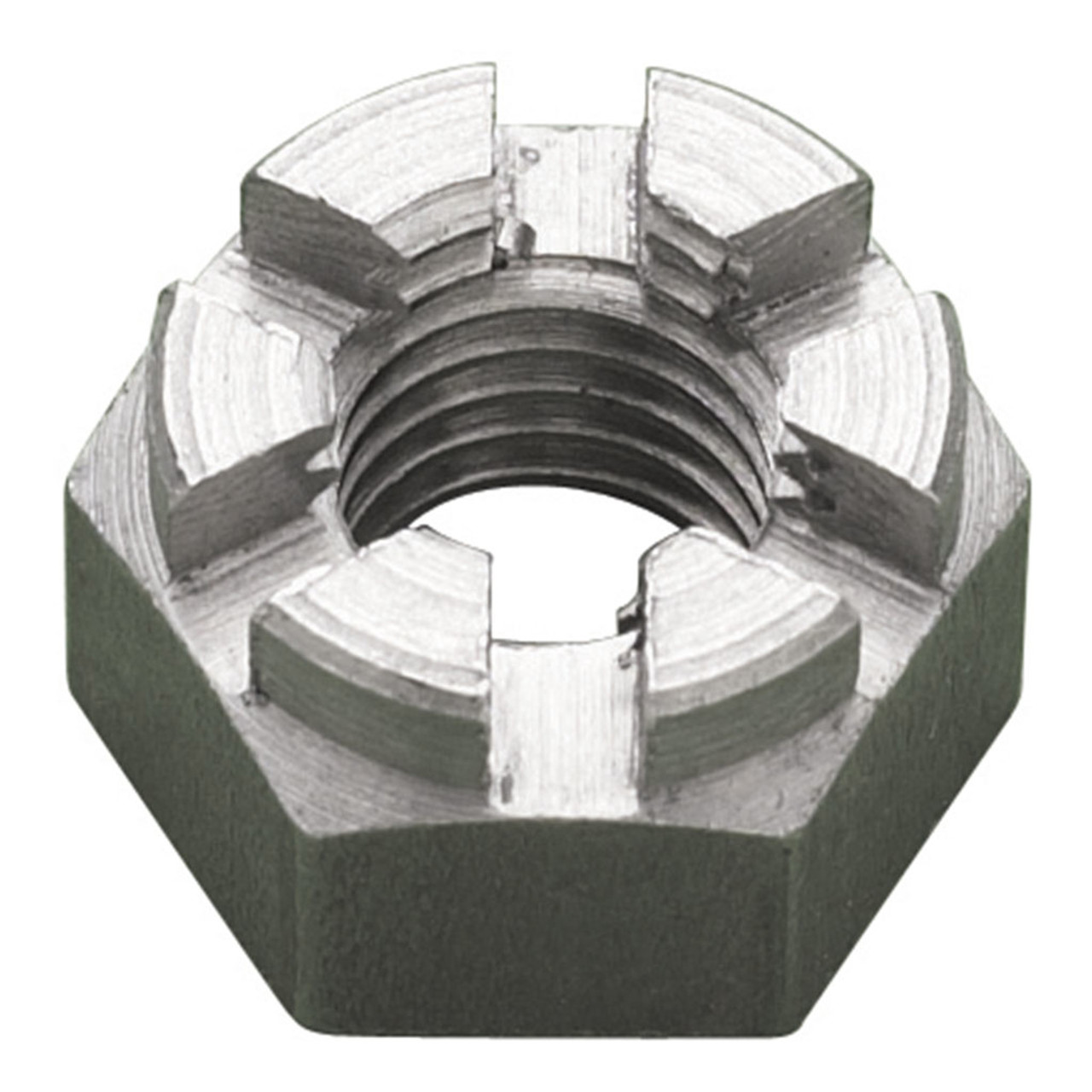 3/8" BSF Castle Nut Imerial Self Colour