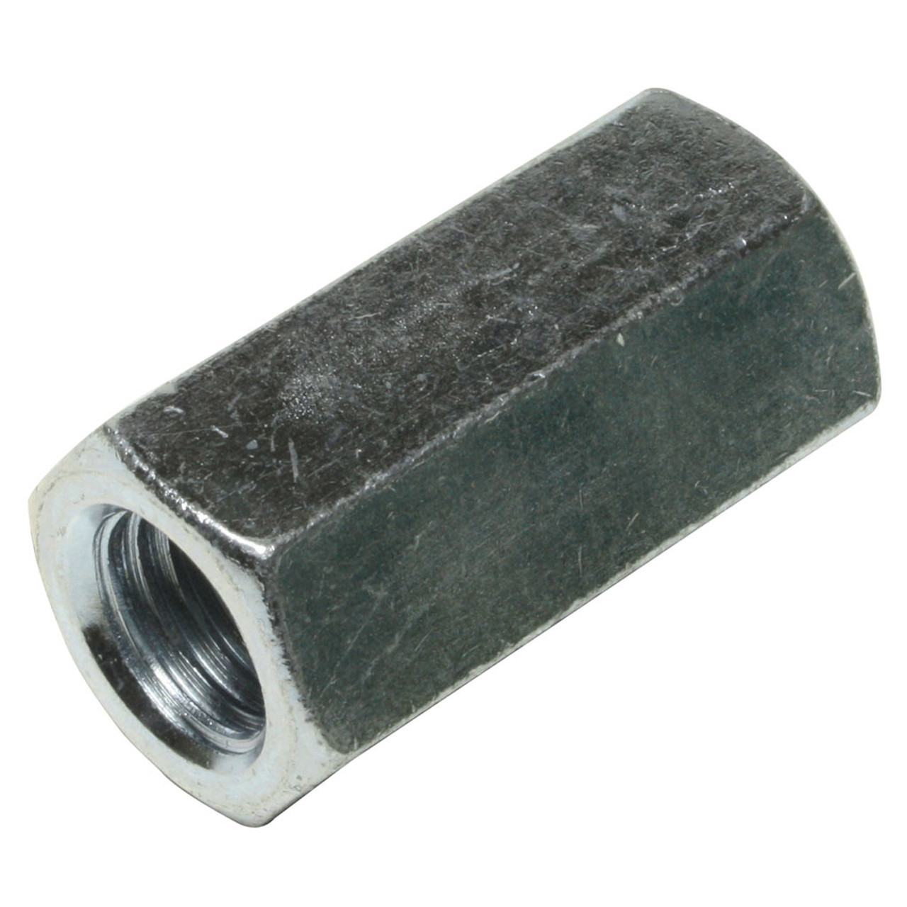 M20 X 60mm Hex Connector - Class 6 Zinc Plated DIN 6334 – engineered steel fastener for high-strength industrial and fabrication use