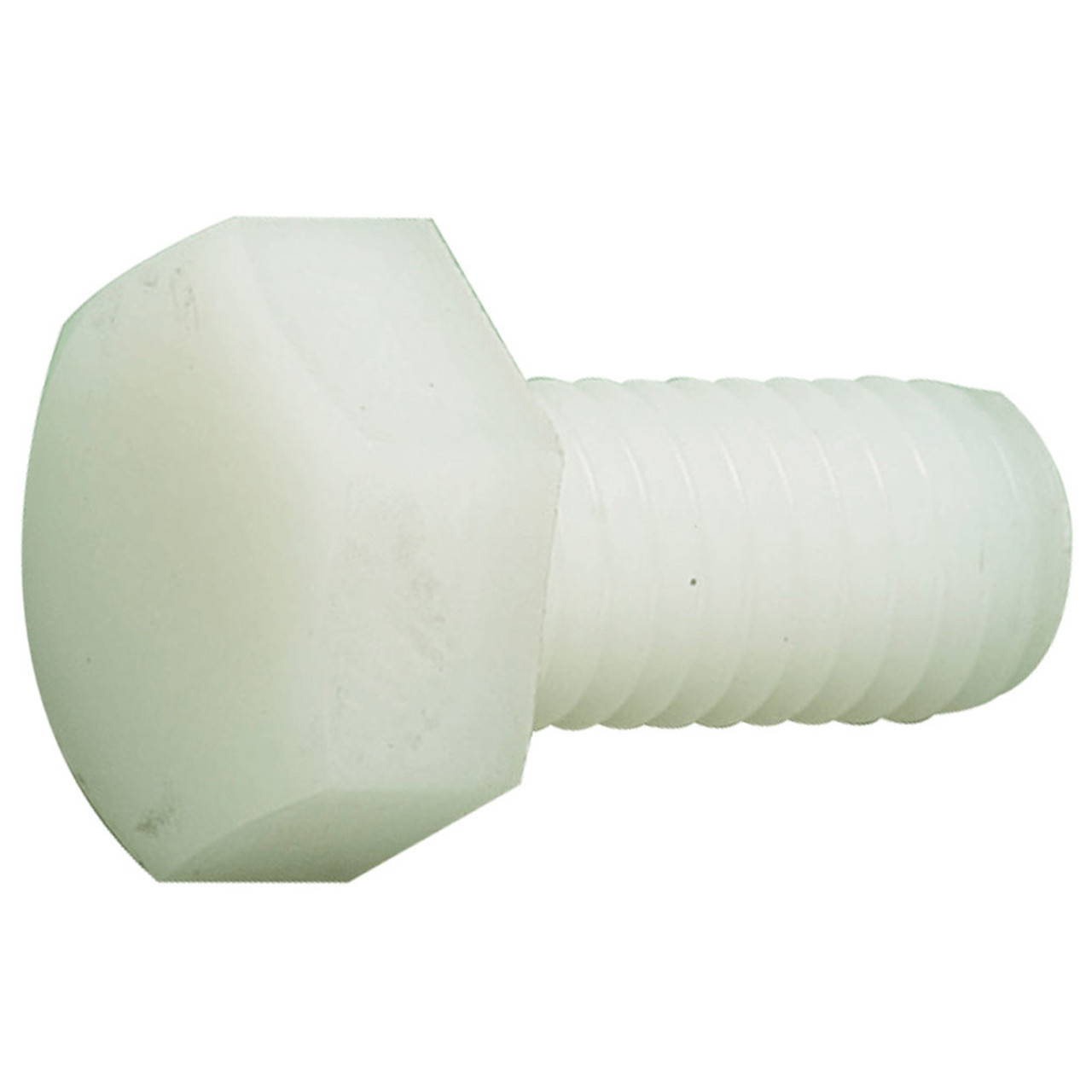 M12 x 50mm Nylon Hexagon Setscrew DIN 933