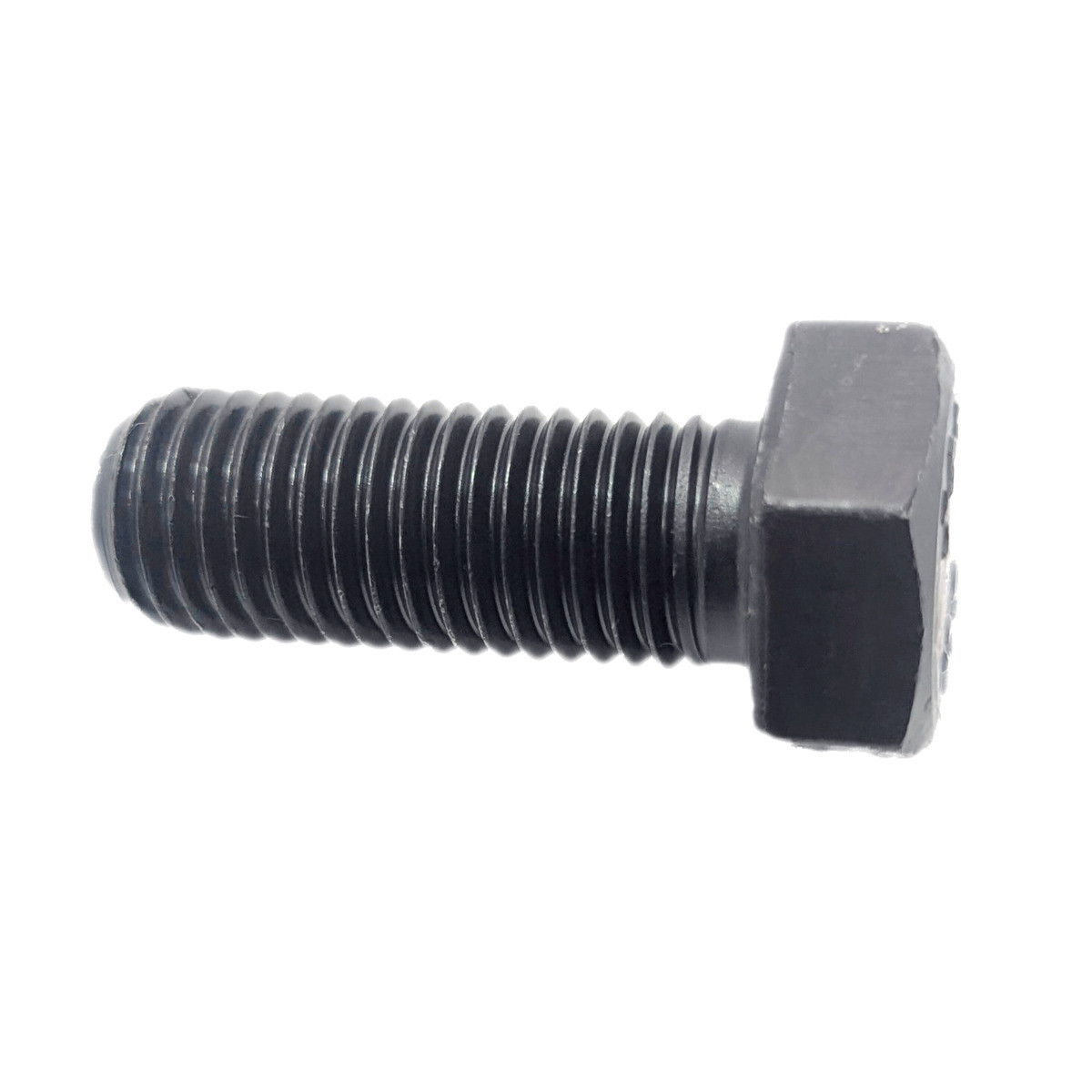 High Tensile Set Grade 10.9 DIN 933 self-colour M12 x 35mm, horizontal close-up showing the fully threaded shaft and hexagon head