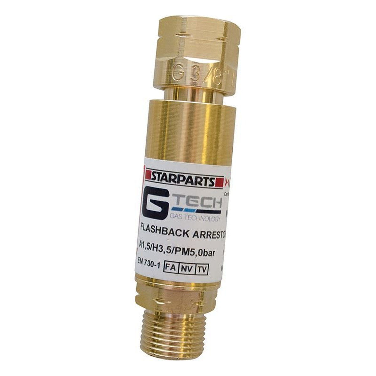 G-Tech flashback arrestor in line fuel gas for oxy-fuel gas safety