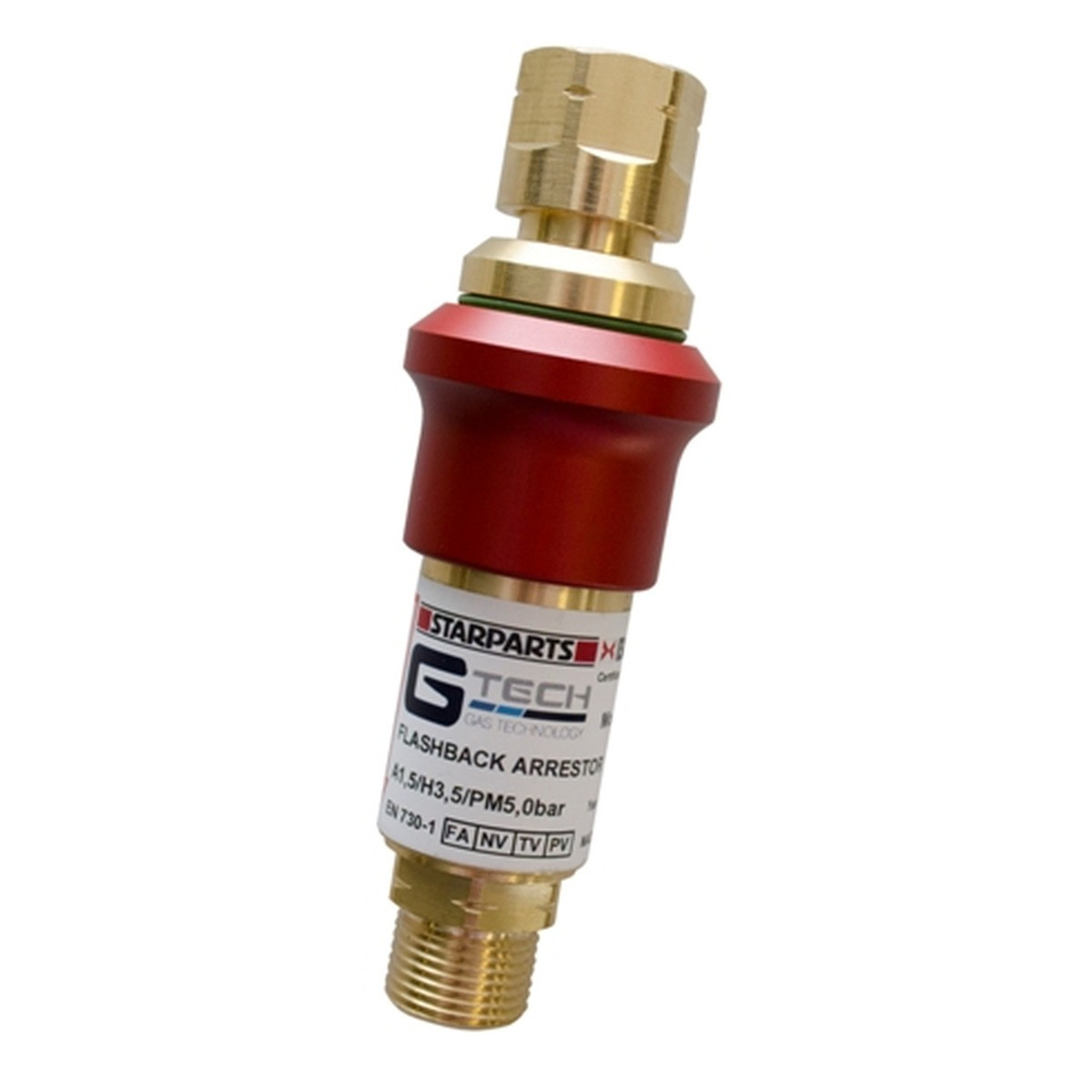 G-Tech flashback arrestor resettable fuel gas for oxy-fuel gas safety